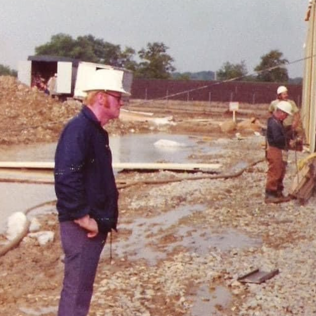Red Mugnai oversees a construction project Back in the Day for William Ryan Homes
