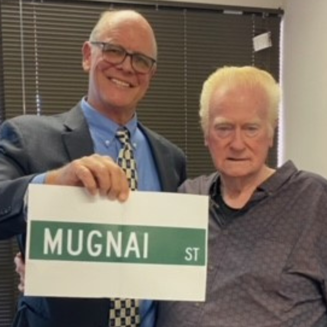 Red Mugnai with William Ryan Homes Florida Division President Jeff Thorson